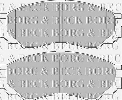 Borg & beck BBP1637 Brake Pad Set, disc brake BBP1637