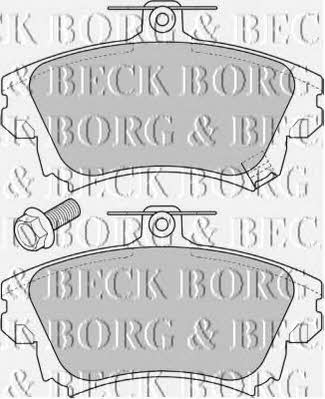 Borg & beck BBP1639 Brake Pad Set, disc brake BBP1639