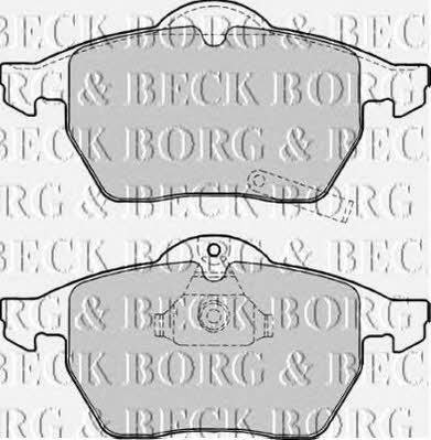 Borg & beck BBP1643 Brake Pad Set, disc brake BBP1643