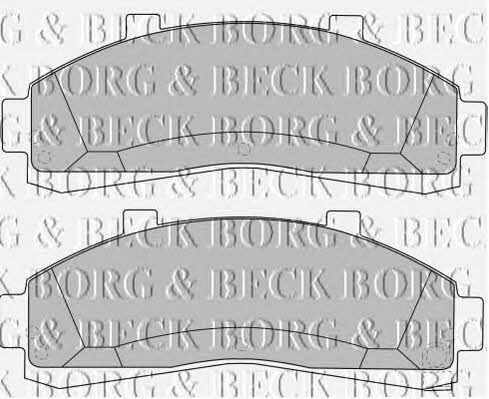 Borg & beck BBP1644 Brake Pad Set, disc brake BBP1644