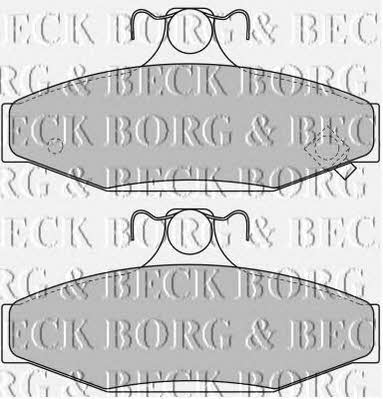 Borg & beck BBP1650 Brake Pad Set, disc brake BBP1650