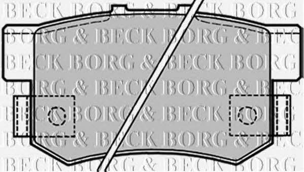 Borg & beck BBP1656 Brake Pad Set, disc brake BBP1656