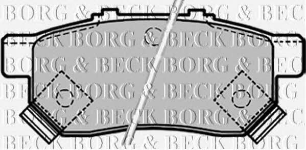 Borg & beck BBP1657 Brake Pad Set, disc brake BBP1657