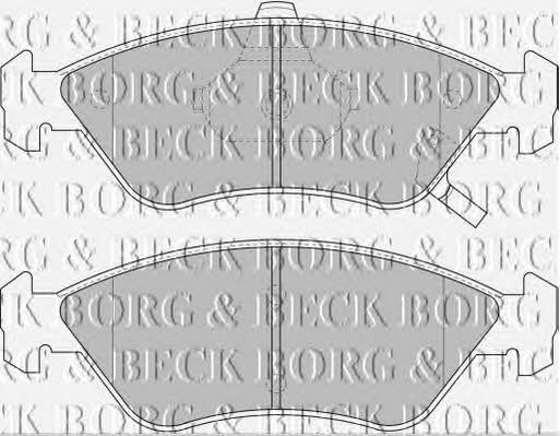 Borg & beck BBP1661 Brake Pad Set, disc brake BBP1661