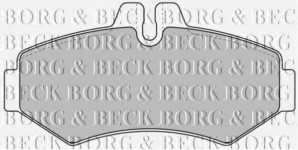 Borg & beck BBP1667 Brake Pad Set, disc brake BBP1667