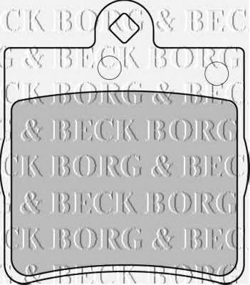 Borg & beck BBP1669 Brake Pad Set, disc brake BBP1669
