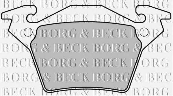 Borg & beck BBP1670 Brake Pad Set, disc brake BBP1670