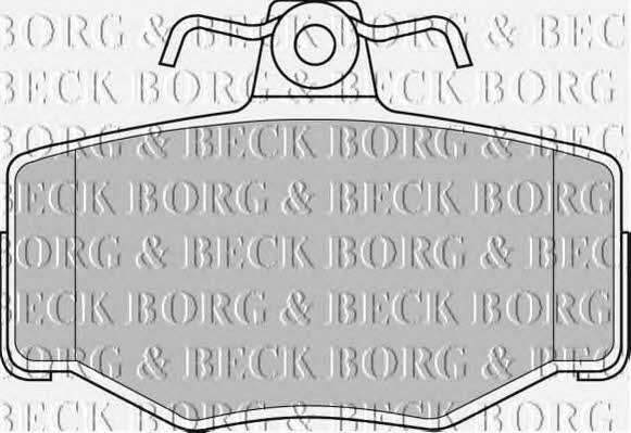 Borg & beck BBP1673 Brake Pad Set, disc brake BBP1673