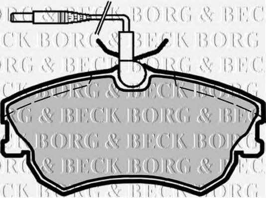 Borg & beck BBP1675 Brake Pad Set, disc brake BBP1675