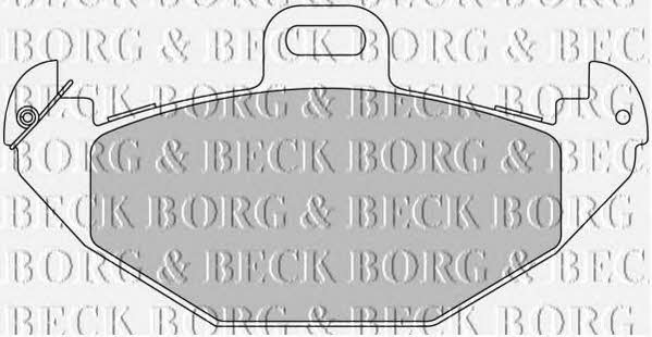 Borg & beck BBP1676 Brake Pad Set, disc brake BBP1676