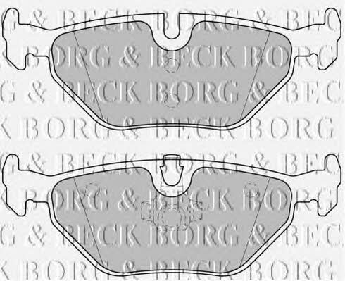 Borg & beck BBP1677 Brake Pad Set, disc brake BBP1677