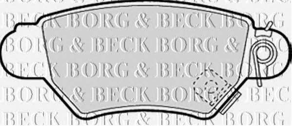 Borg & beck BBP1688 Brake Pad Set, disc brake BBP1688