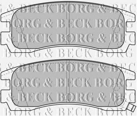 Borg & beck BBP1689 Brake Pad Set, disc brake BBP1689