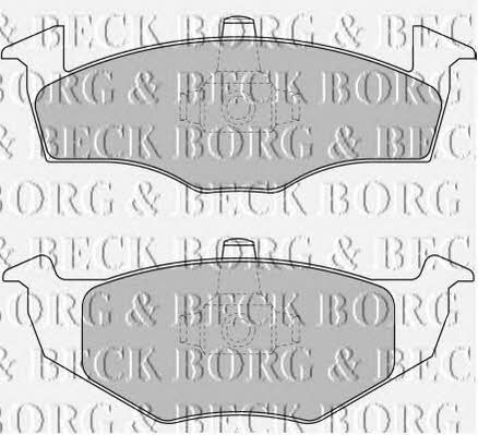 Borg & beck BBP1691 Brake Pad Set, disc brake BBP1691