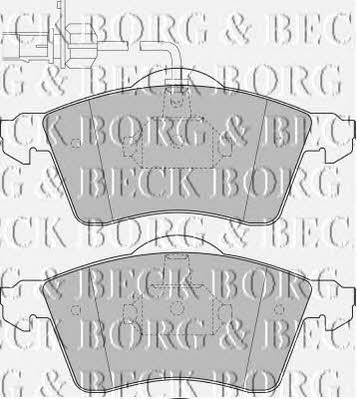 Borg & beck BBP1692 Brake Pad Set, disc brake BBP1692