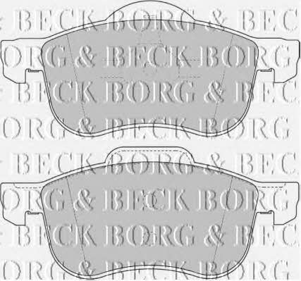 Borg & beck BBP1695 Brake Pad Set, disc brake BBP1695