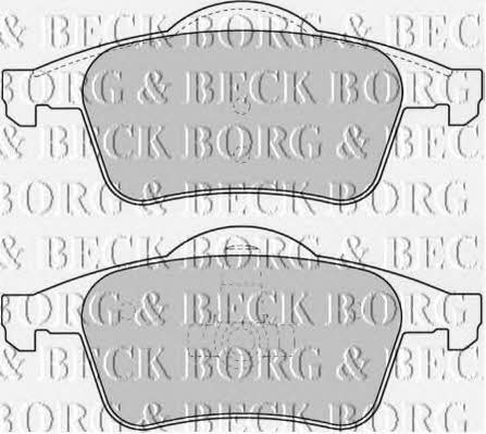 Borg & beck BBP1697 Brake Pad Set, disc brake BBP1697