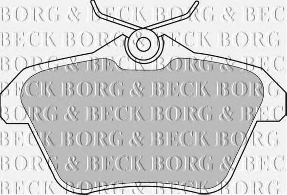 Borg & beck BBP1699 Brake Pad Set, disc brake BBP1699