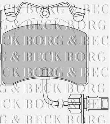 Borg & beck BBP1702 Brake Pad Set, disc brake BBP1702