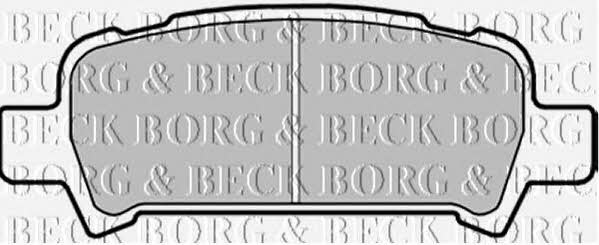 Borg & beck BBP1705 Brake Pad Set, disc brake BBP1705