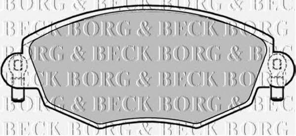 Borg & beck BBP1706 Brake Pad Set, disc brake BBP1706