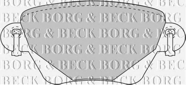 Borg & beck BBP1707 Brake Pad Set, disc brake BBP1707