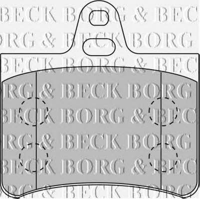 Borg & beck BBP1710 Brake Pad Set, disc brake BBP1710