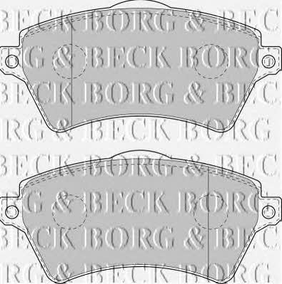Borg & beck BBP1711 Brake Pad Set, disc brake BBP1711