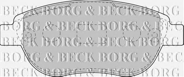 Borg & beck BBP1715 Brake Pad Set, disc brake BBP1715