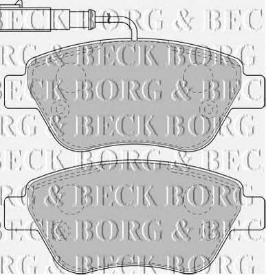 Borg & beck BBP1716 Brake Pad Set, disc brake BBP1716