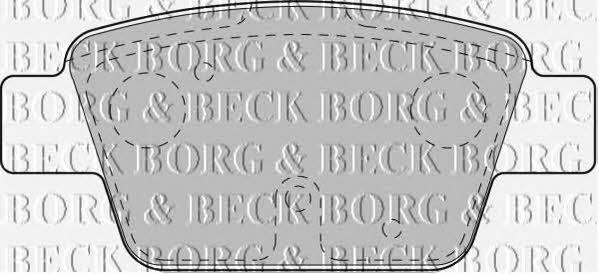 Borg & beck BBP1718 Brake Pad Set, disc brake BBP1718