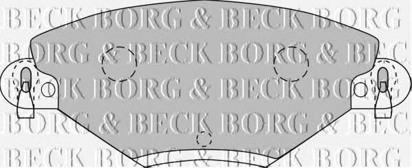 Borg & beck BBP1722 Brake Pad Set, disc brake BBP1722