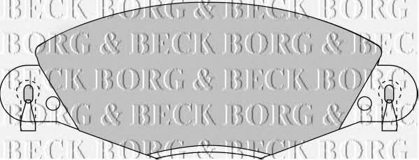 Borg & beck BBP1723 Brake Pad Set, disc brake BBP1723