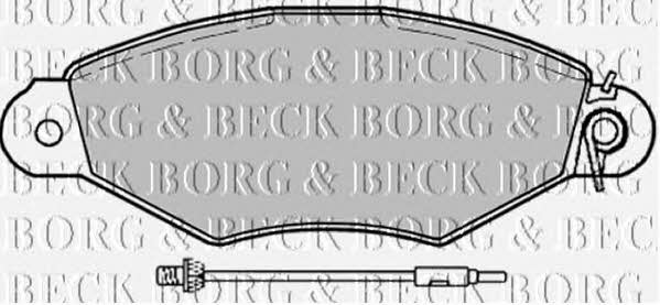 Borg & beck BBP1729 Brake Pad Set, disc brake BBP1729