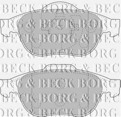 Borg & beck BBP1731 Brake Pad Set, disc brake BBP1731