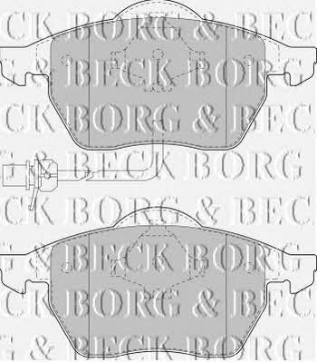Borg & beck BBP1732 Brake Pad Set, disc brake BBP1732