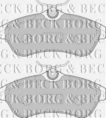 Borg & beck BBP1735 Brake Pad Set, disc brake BBP1735