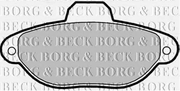 Borg & beck BBP1738 Brake Pad Set, disc brake BBP1738