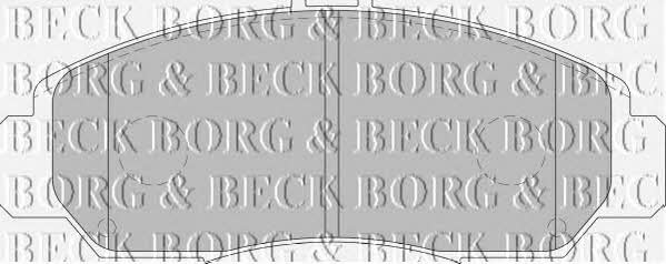 Borg & beck BBP1741 Brake Pad Set, disc brake BBP1741