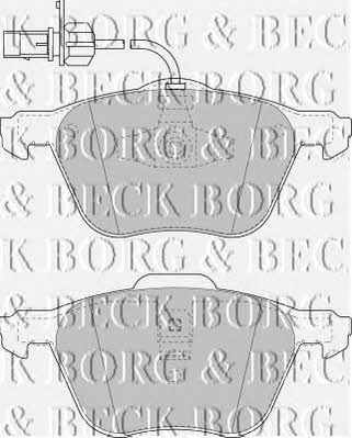 Borg & beck BBP1747 Brake Pad Set, disc brake BBP1747