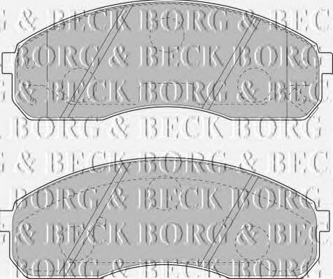 Borg & beck BBP1749 Brake Pad Set, disc brake BBP1749