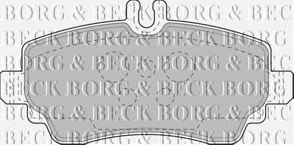Borg & beck BBP1752 Brake Pad Set, disc brake BBP1752