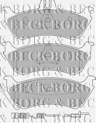Borg & beck BBP1755 Brake Pad Set, disc brake BBP1755