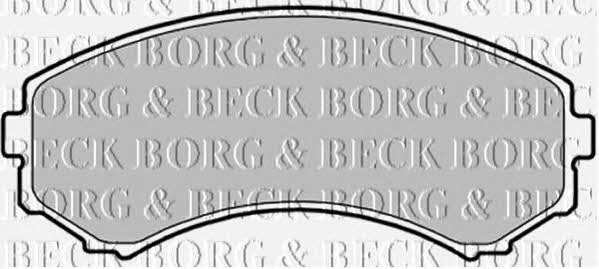 Borg & beck BBP1757 Brake Pad Set, disc brake BBP1757