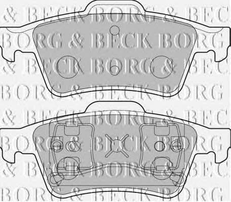 Borg & beck BBP1761 Brake Pad Set, disc brake BBP1761