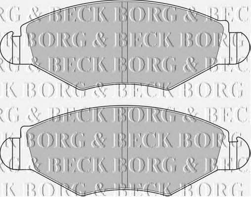 Borg & beck BBP1762 Brake Pad Set, disc brake BBP1762