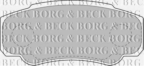 Borg & beck BBP1763 Brake Pad Set, disc brake BBP1763