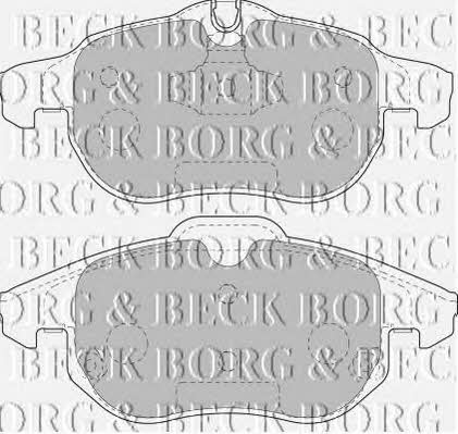 Borg & beck BBP1765 Brake Pad Set, disc brake BBP1765