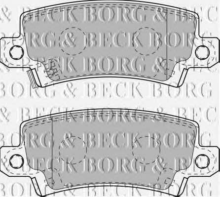 Borg & beck BBP1770 Brake Pad Set, disc brake BBP1770