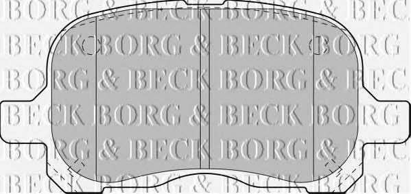 Borg & beck BBP1771 Brake Pad Set, disc brake BBP1771